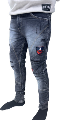 Trimted Regular Men Dark Blue Jeans