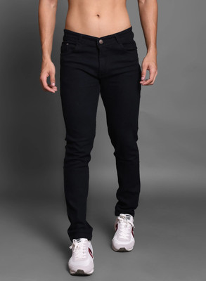 POKHINDA Regular Men Black Jeans