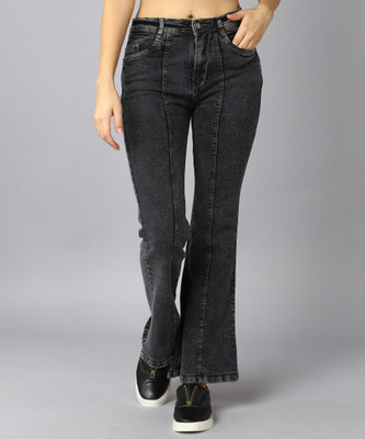 Nifty Flared Women Black Jeans