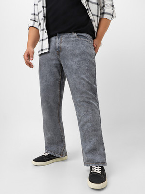 Urbano Plus Boot-Leg Men Grey Jeans