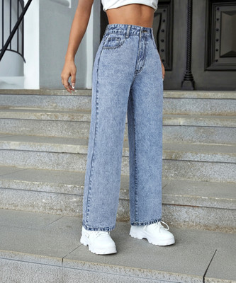Glossia Relaxed Fit Women Light Blue Jeans