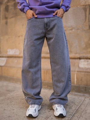 Maniac Relaxed Fit Men Grey Jeans