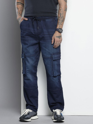 The Indian Garage Co. Relaxed Fit Men Blue Jeans