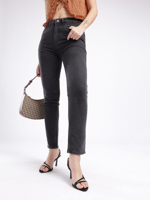 Glitchez Slim Women Black Jeans