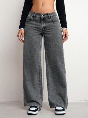 PINKLIT LIFESTYLE Relaxed Fit Women Grey Jeans