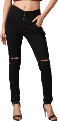 comfits Slim Women Black Jeans