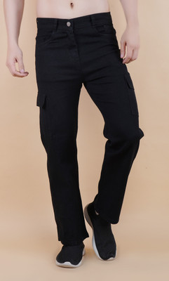 METRONAUT Jogger Fit Men Black Jeans