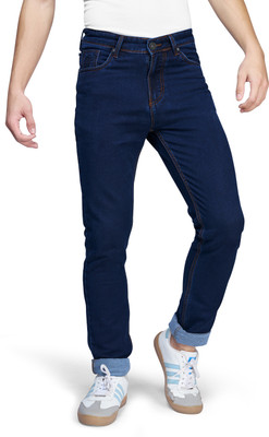 FLAGS Slim Men Dark Blue Jeans