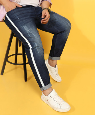 Instafab Plus Regular Men Dark Blue Jeans