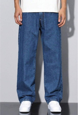 LEVORCE Straight Fit Men Dark Blue Jeans