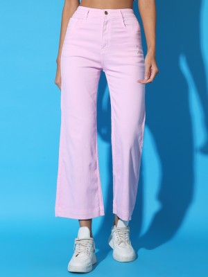 GUTI Flared Women Pink Jeans