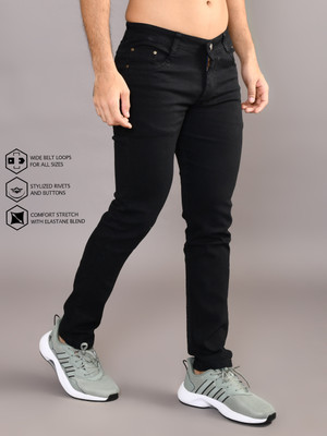 Lzard Regular Men Black Jeans