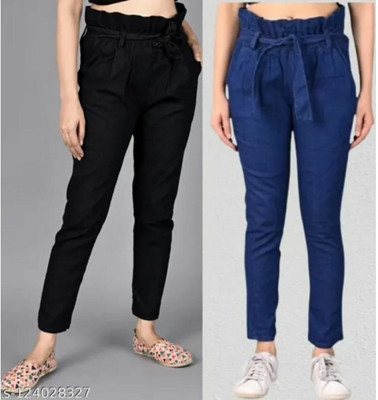 HouseOfCommon Regular Women Blue Jeans(Pack of 2)