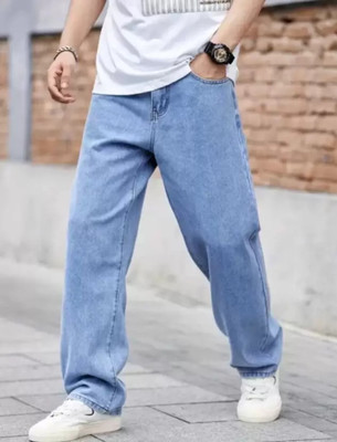 Nalaka Loose Fit Men Light Blue Jeans