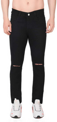 Rabezo Slim Men Black Jeans