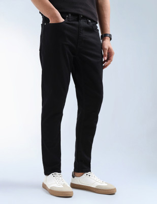 FLYING MACHINE Relaxed Fit Men Black Jeans