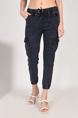 Kedoths Jogger Fit Women Grey Jeans