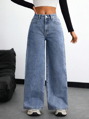 VK Fashion Loose Fit Women Blue Jeans