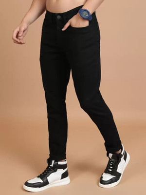 Crishtaliyo Slim Men Black Jeans