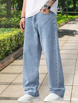 RusticBlooms Boot-Leg Men Light Blue Jeans