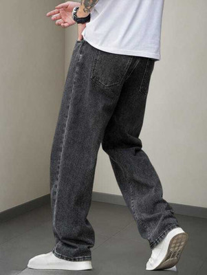HOC Straight Fit Men Grey Jeans
