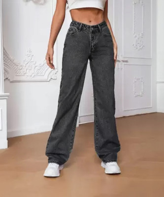Nalaka Loose Fit Women Grey Jeans
