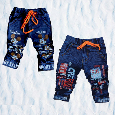 WEARBLISS Jogger Fit Boys Blue Jeans(Pack of 2)