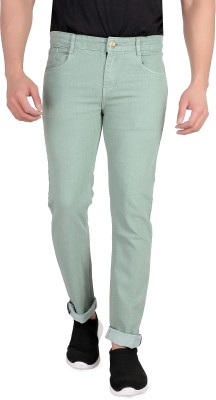 RAGZO Slim Men Light Green Jeans