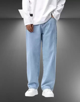 Nalaka Loose Fit Men Light Blue Jeans