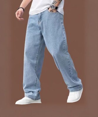 HouseOfCommon Regular Men Light Blue Jeans