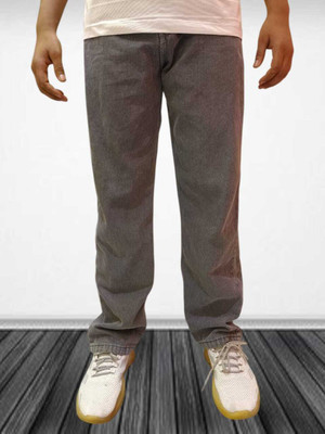 ASADMI Loose Fit Men Grey, White Jeans