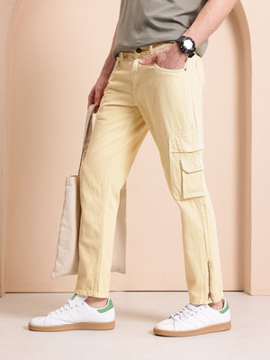 Mast & Harbour Slim Men Yellow Jeans