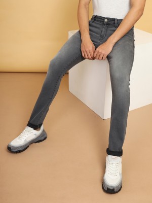 Wrangler Skinny Men Grey Jeans