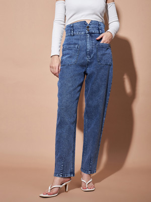 SASSAFRAS Regular Women Dark Blue Jeans