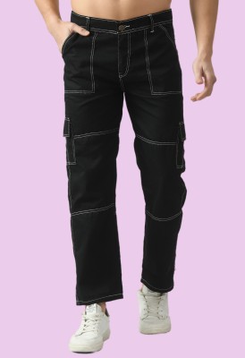 Fader Relaxed Fit Men Black Jeans