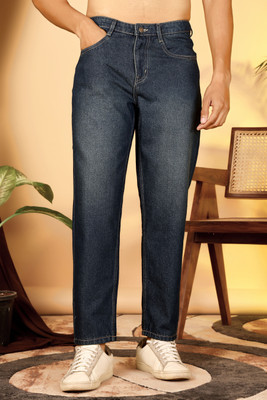 DAYER Straight Fit Men Dark Blue Jeans