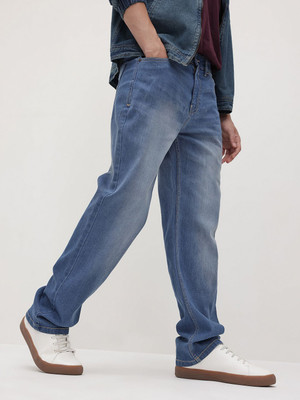 Roadster Straight Fit Men Blue Jeans