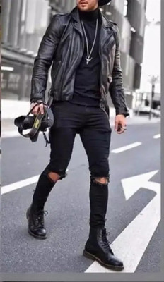 James Webb Regular Men Black Jeans