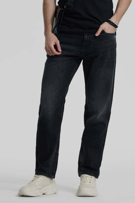 Snitch Straight Fit Men Black Jeans