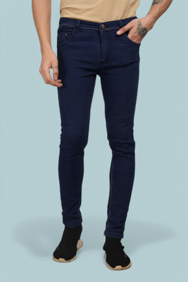 Lzard Slim Men Dark Blue Jeans