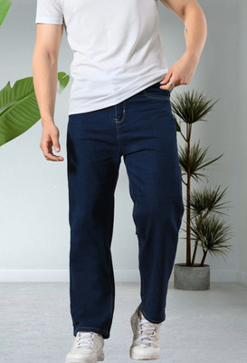 Fader Loose Fit Men Dark Blue Jeans