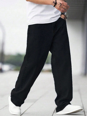 markview Loose Fit Men Black Jeans