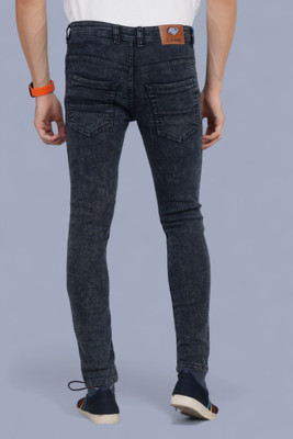 Lzard Slim Men Black Jeans