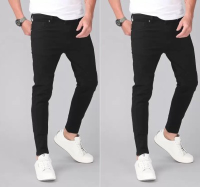 MAVI Fashion Slim Men Black, Black Jeans(Pack of 2)