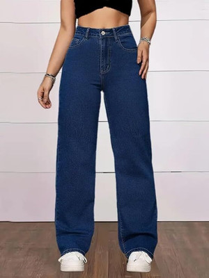 Pihu Regular Loose Fit Women Dark Blue Jeans