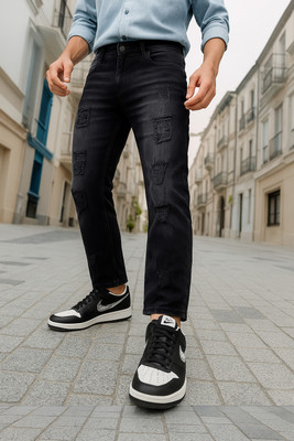 WORRING Straight Fit Men White Jeans