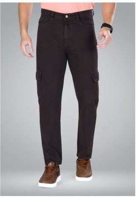 M Q Denim Straight Fit Men Brown Jeans