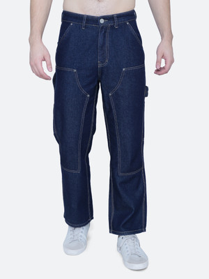 AWACK Regular Men Dark Blue Jeans