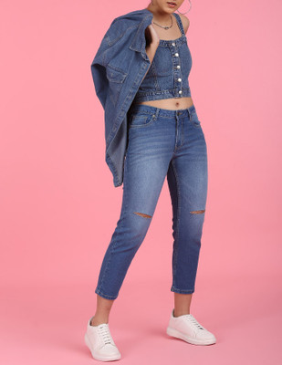 FLYING MACHINE Slim Women Blue Jeans