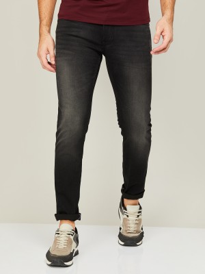 Forca by Lifestyle Regular Men Black Jeans